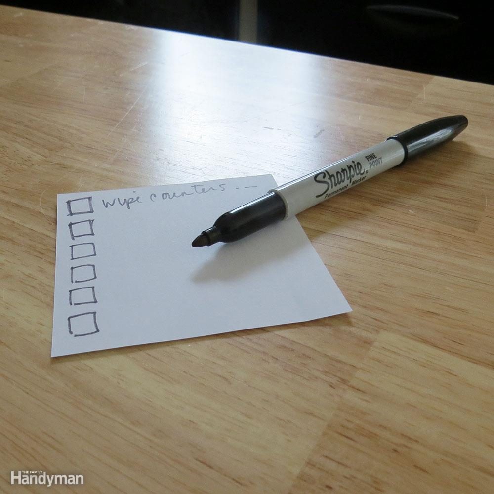 Make a Pre-Showing Checklist