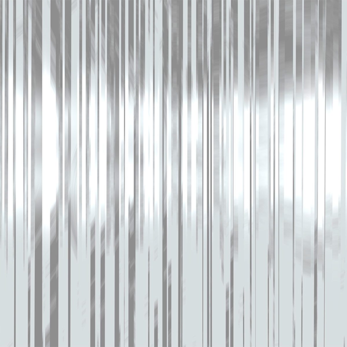 Vertical silver lines create a shimmering effect, reflecting light in a smooth, blurred manner, suggesting an ethereal or abstract environment.