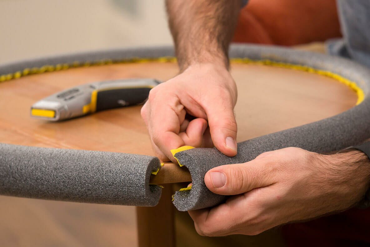 Pipe Insulation for Baby-Proofing