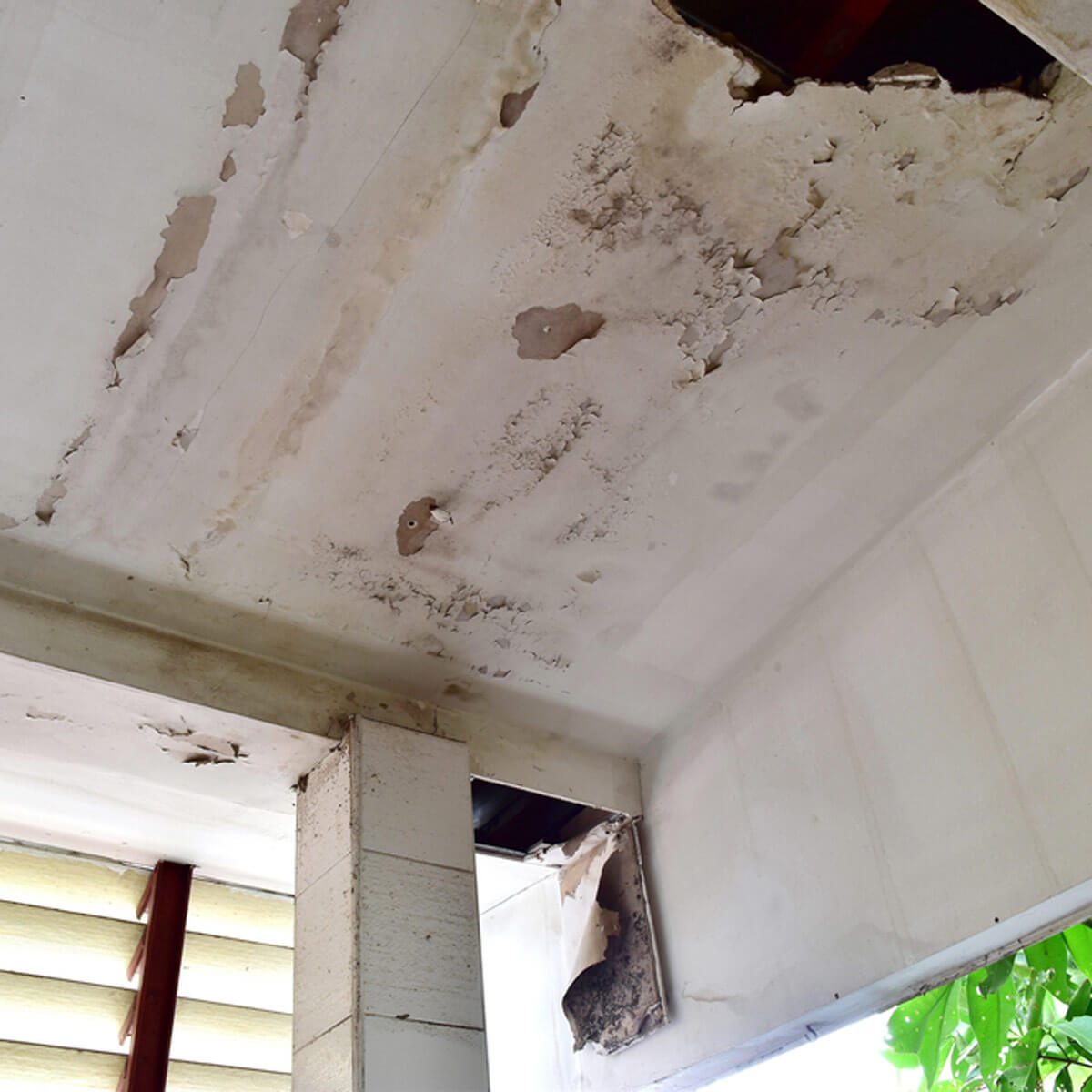 Focus on Ceilings Water Damage Repair First