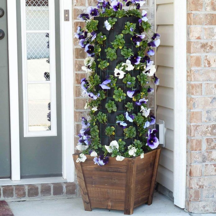 Wire Fence Flower Tower