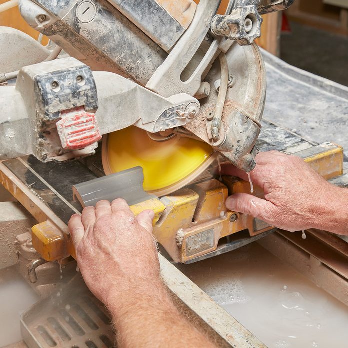 Miter the top cap