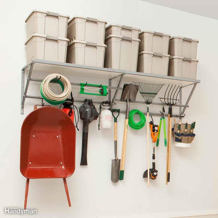 monkey bar garage organizer