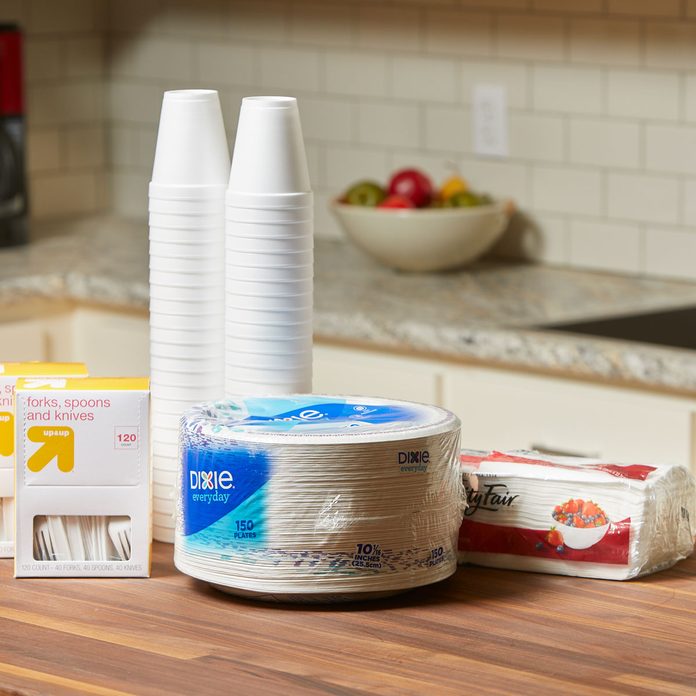 disposable plates and utensils paper plates plastic forks