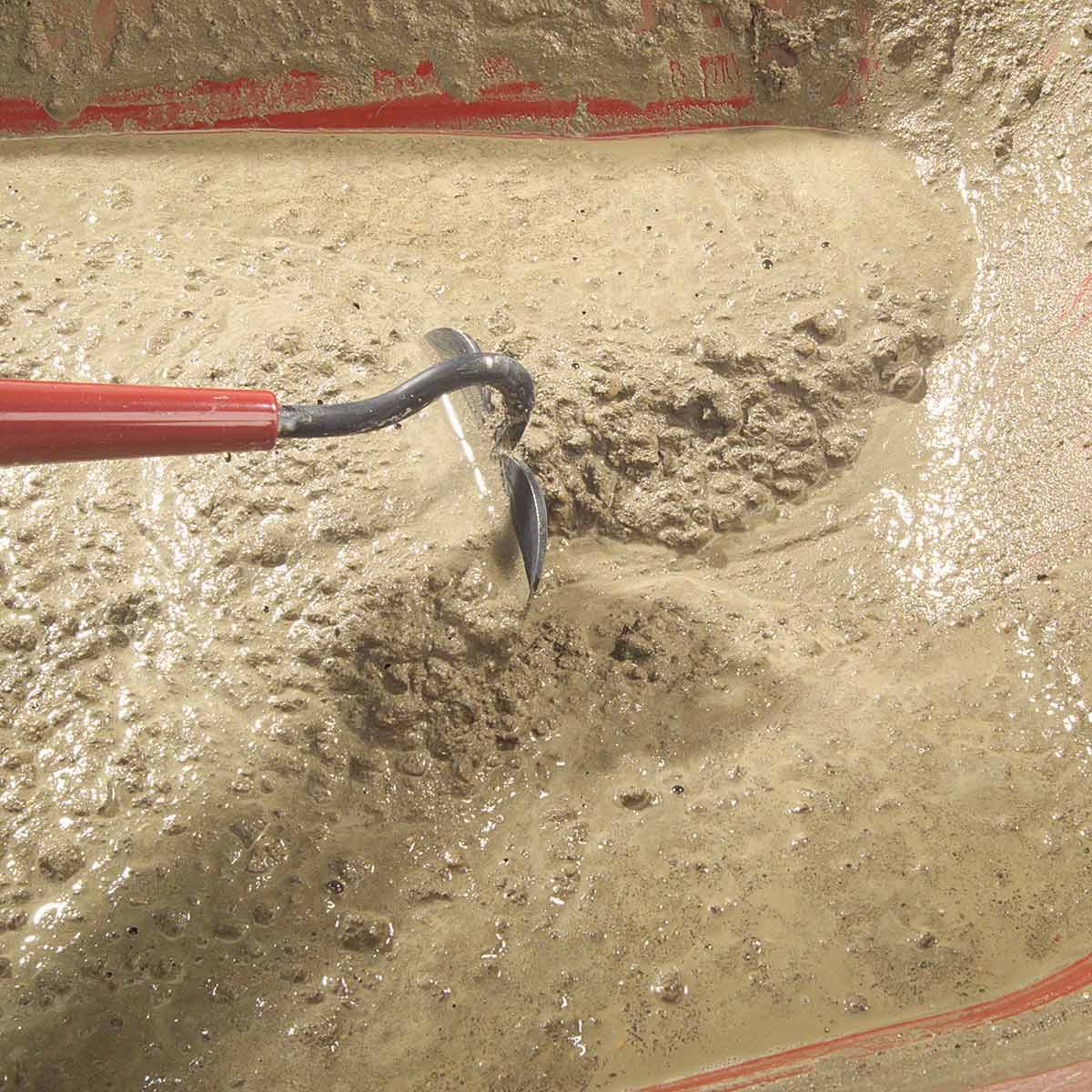 Too runny concrete 