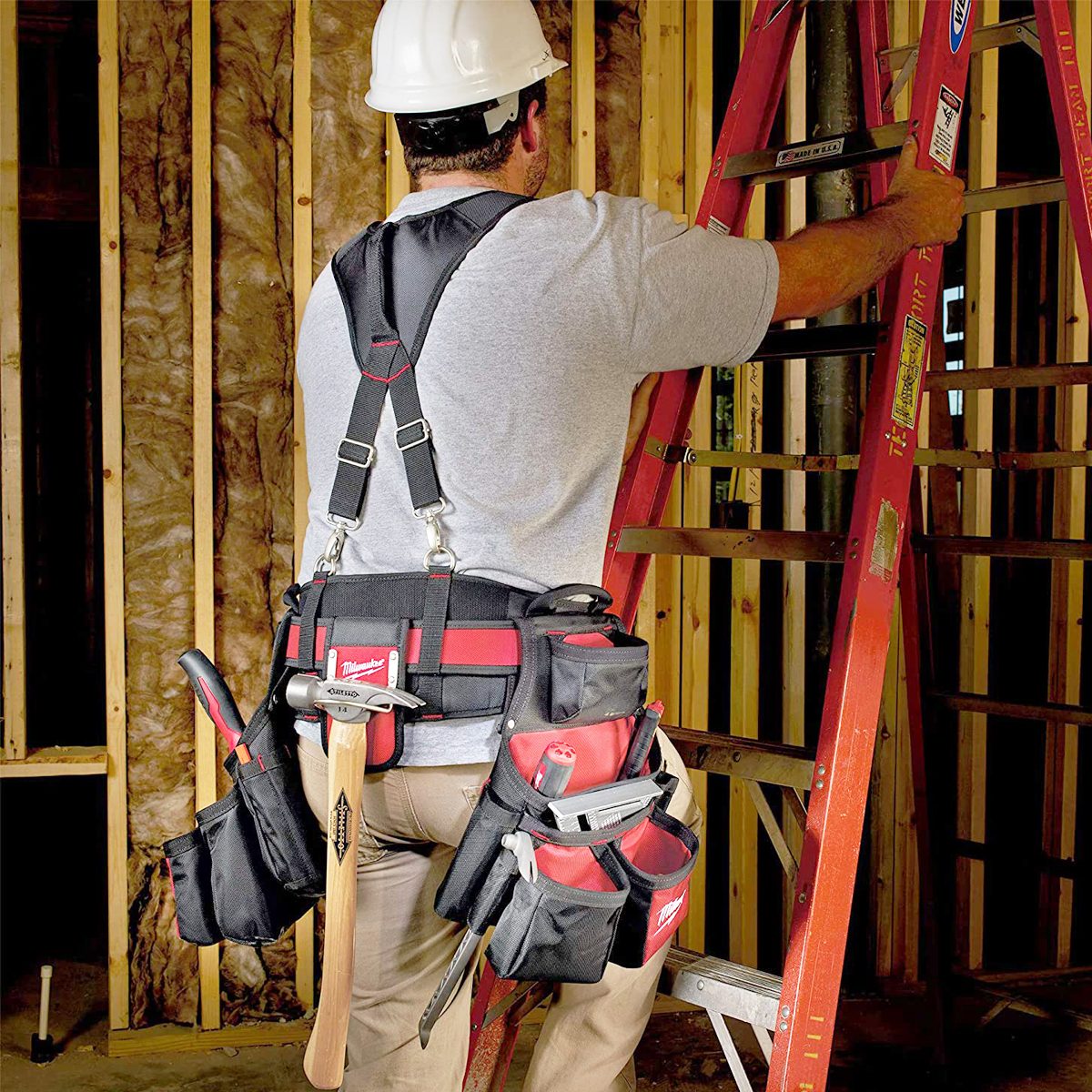 Milwaukee Contractor Work Belt With Suspension Rig Ecomm Amazon.com