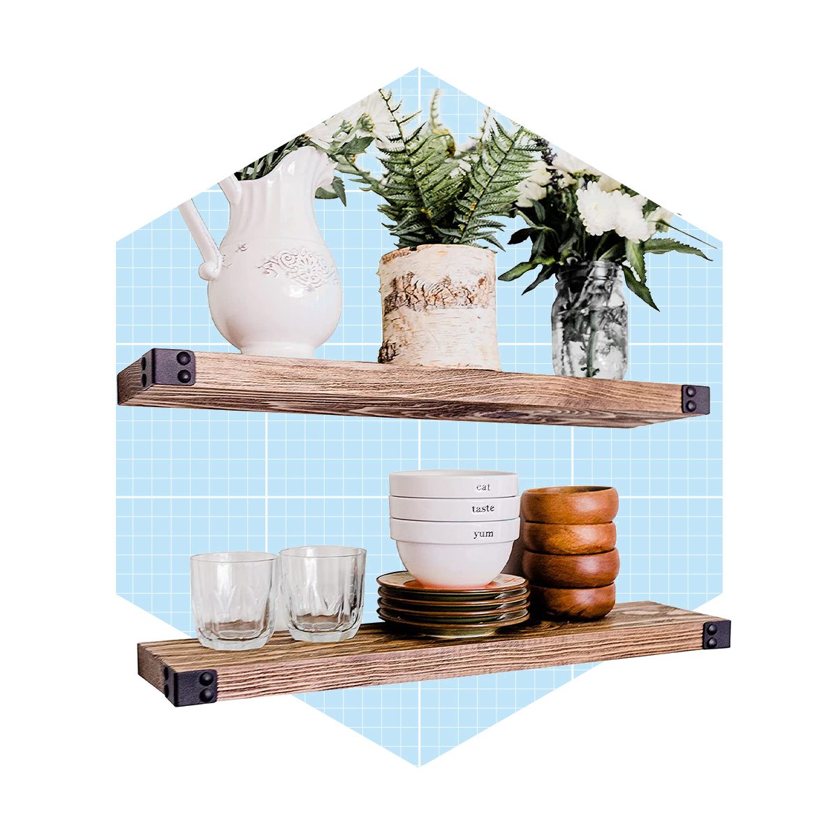 floating shelves