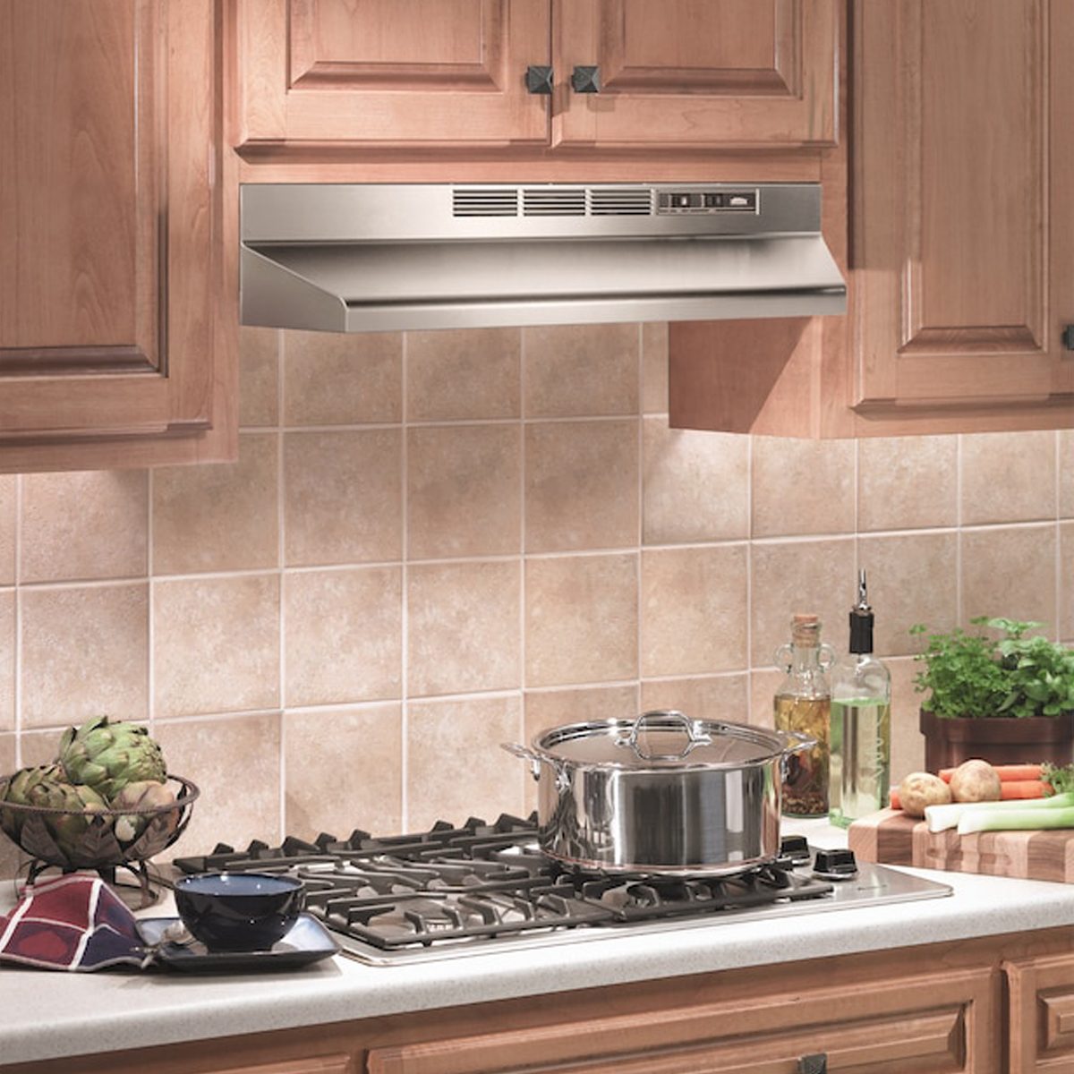 Broan 30 In Ductless Stainless Steel Undercabinet Range Hood With Charcoal Filter