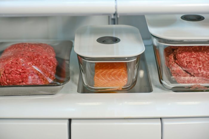 Food Stored a Refrigerator