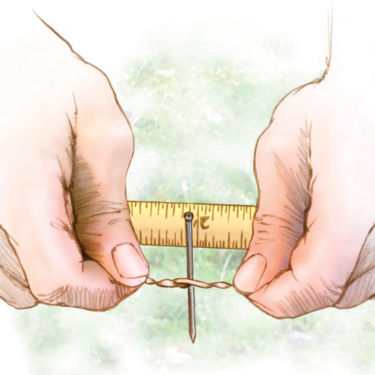 String Your Line And Pound The Stakes